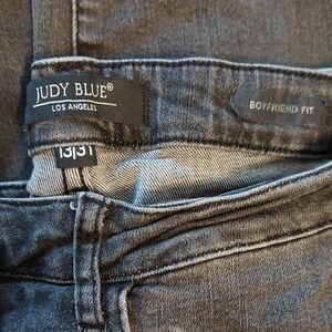 Judy Blue Boyfriend Fit Jeans - Charcoal